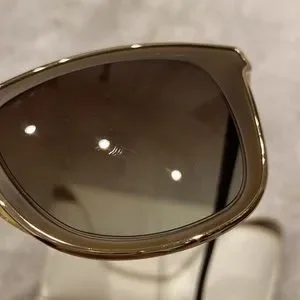 Valentino Sunglasses V109S BROWN Valentino Eyewear V-gold-ii - Fondant Brown / Gold  main image 4